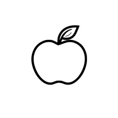 Apple vector illustration isolated on transparent background