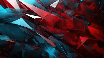 White blue and red abstract background texture. Geometrical shapes and lines textures. Generative AI illustration.