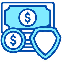 money protection, business and finance icon.