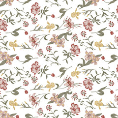 Textile and digital seamless pattern design 