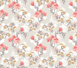 Textile and digital seamless pattern design 