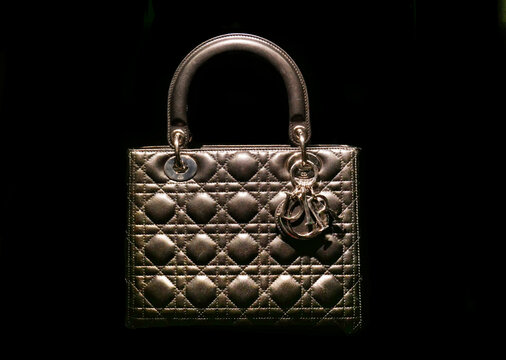 Dior haute couture : Lady Dior bag in lambskin and chams in metal