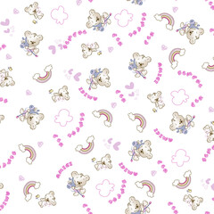 Textile and digital seamless pattern design 