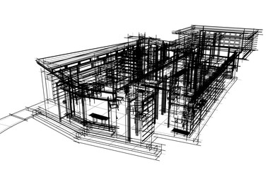 house sketch drawing