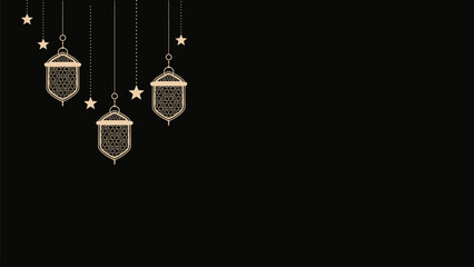 chandelier on black background