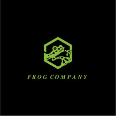 Frog Logo, logo animal,logo creative