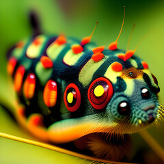 caterpillar on a branch