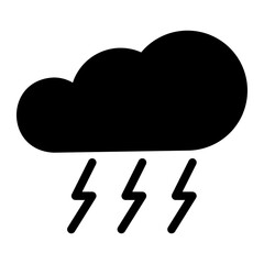 storm glyph icon