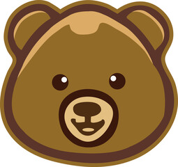 Bear Head Logo Vector Template Illustration Design. Mascot Bear Logo design Bear sport logo