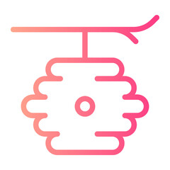 beehive gradient icon
