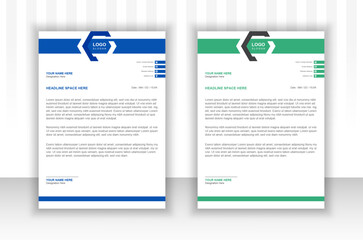 Abstract And Creative Business Letterhead Layout