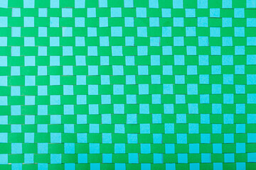 Woven Paper Mat Texture Background Top View