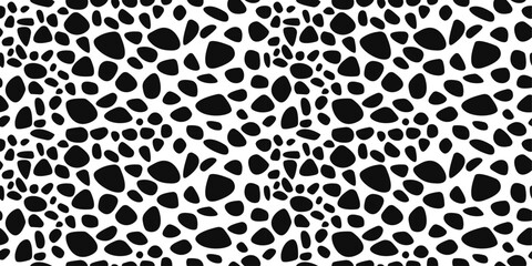 Pattern of angular fragments. Seamless vector wallpaper. For print, surfaces, packaging, pillows, interior.