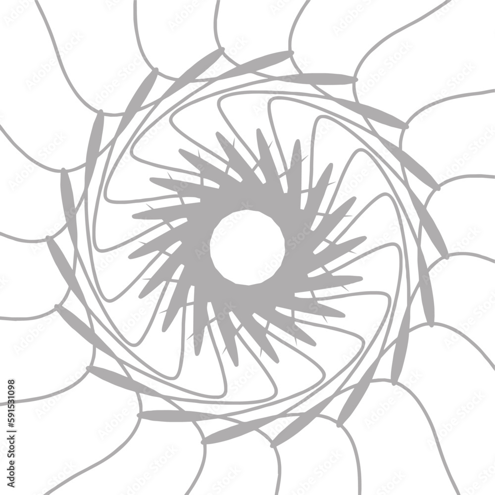 Aufkleber background pattern with geometric style connected image setup