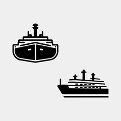 Obraz premium oil ship tanker vector design