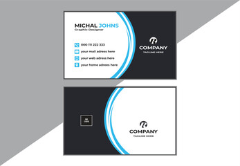 business card  design modern concept templates creative luxury double theme sided minimalist.....