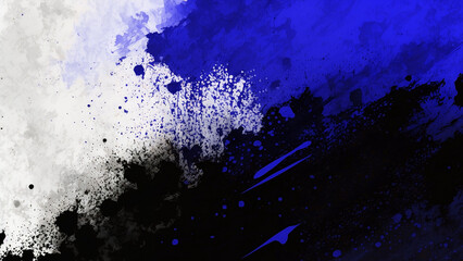  Abstract watercolor paint background blue color