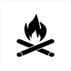 fire icon, hot icon and trending icon. Fire flame logo design. Fire flame silhouette icon. Fire symbols. Vector illustration. fire icon for web, design and logo. isolated on white background.