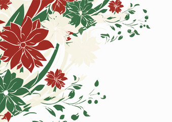 モダンな和風の花の背景