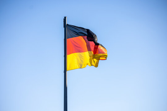 Deutschland, Deutschlandfahne, Deutschlandflagge, Nürnberg, Bayern, Deutschland
