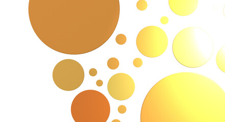Golden confetti falling down isolated on transparent background.