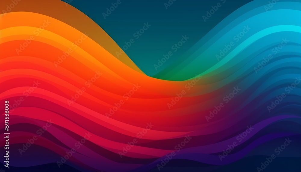 Poster simple minimalist retro color trendy background and abstract colorful wallpaper. artistic digital ar