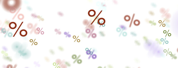 percent rain shopping digital in 3d.