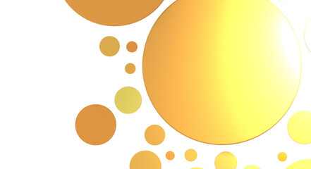 Golden confetti falling down isolated on transparent background.