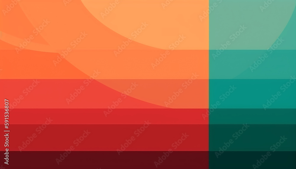 Poster simple minimalist retro color trendy background and abstract colorful wallpaper. artistic digital ar