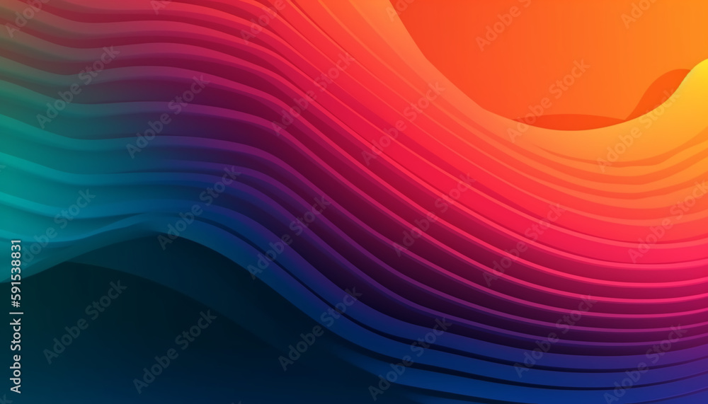 Poster simple minimalist retro color trendy background and abstract colorful wallpaper. artistic digital ar