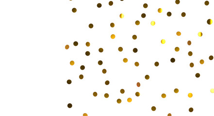 Gold Confetti Glitter Overlay
