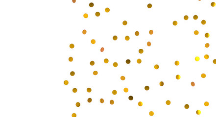 Gold Confetti Glitter Overlay