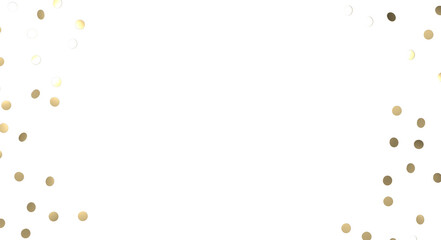 Glittering golden confetti png. Glittering golden confetti falls from above on transparent background. Celebrate festivals.