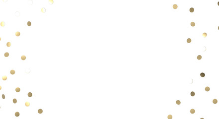 Gold Confetti Glitter Overlay