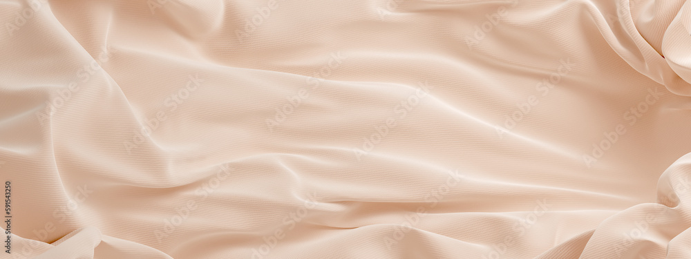 Poster cloth movement, abstract pastel color fabric motion background 3d rendering. dynamic cloth texture b