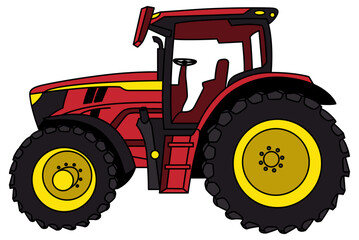 red tractor