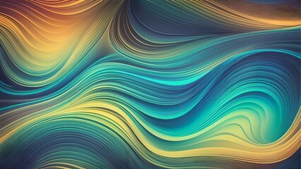Fototapeta premium Abstract wavy background, generative AI