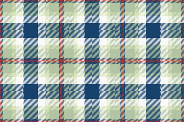 Plaid background, check seamless pattern. Vector fabric texture for textile print, wrapping paper, gift card or wallpaper.