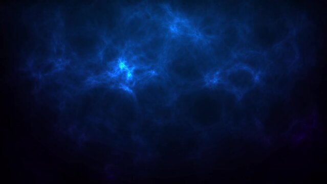 futuristic abstract animated dark blue background with glowing lights like lightning in a stormy sky