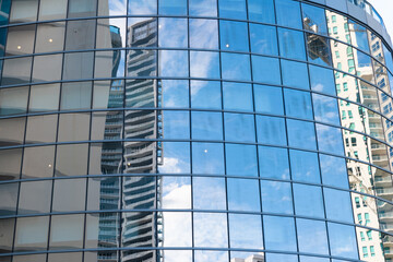 Obraz premium building exterior background. building exterior glassy background. building exterior background