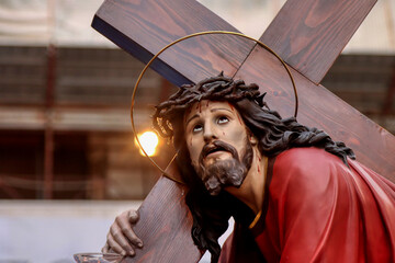 Holy Week Rites in Taranto. The Fall. Procession of the Mysteries. Puglia, Italy