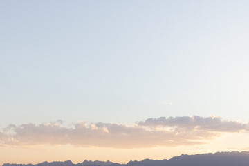 Sonnenuntergang in Ägypten, Makadi Bay bei Hurghada