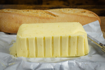 plaquette de beurre au sel de guérande