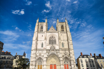Fototapeta premium Cathedral of Saint Peter and Paul in Nantes, France.