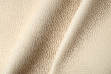 Creamcolored Leather Background With Matte Finish. Generative AI