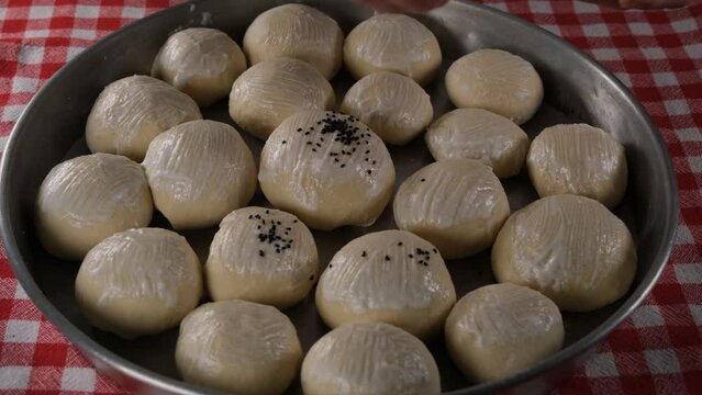 sprinkling black cumin