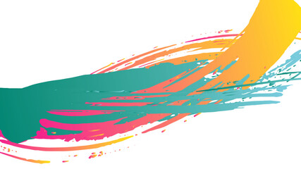 筆で書いたかすれのある背景素材　白