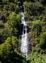 Waterfall in Grand Bassin, Reunion Island, France