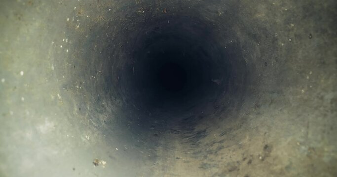 Tube hole motion towards deep dark depths