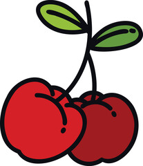 Acerola cherry superfood fruit.